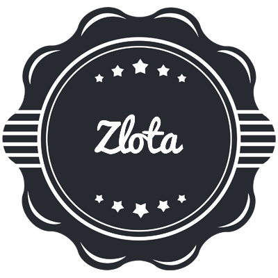 Zlota badge logo