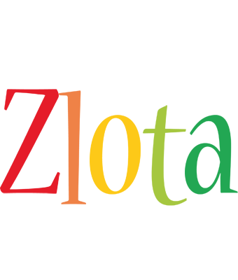 Zlota birthday logo