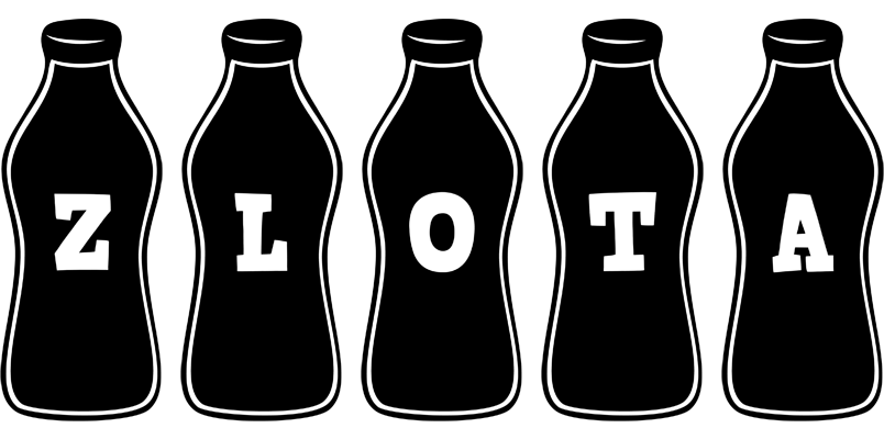 Zlota bottle logo
