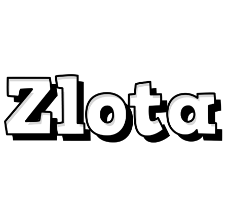 Zlota snowing logo