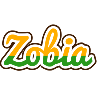 Zobia banana logo