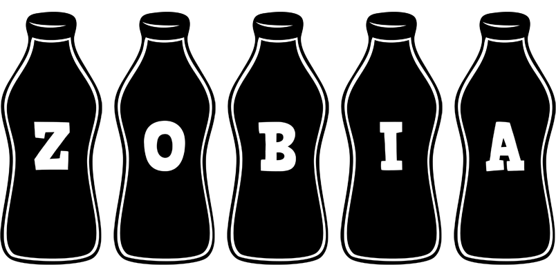 Zobia bottle logo