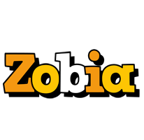 Zobia cartoon logo