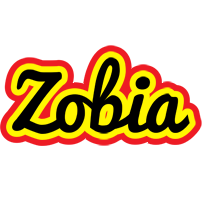 Zobia flaming logo