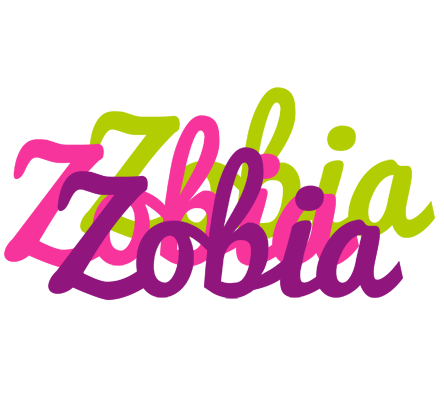 Zobia flowers logo