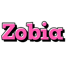 Zobia girlish logo