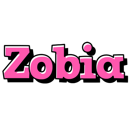Zobia girlish logo