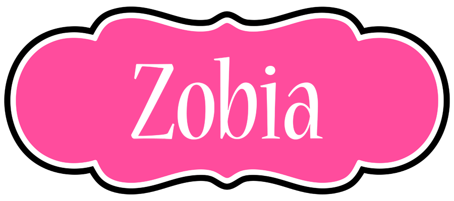 Zobia invitation logo