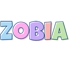 Zobia pastel logo