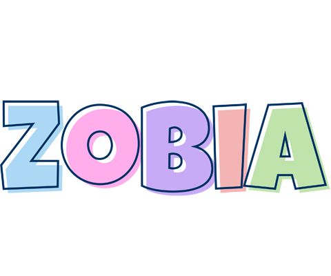 Zobia pastel logo