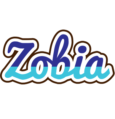 Zobia raining logo