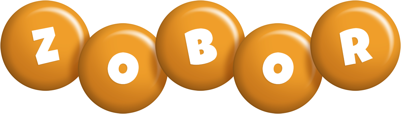 Zobor candy-orange logo