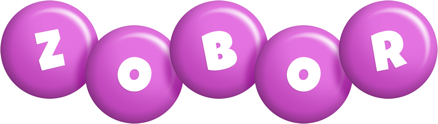 Zobor candy-purple logo