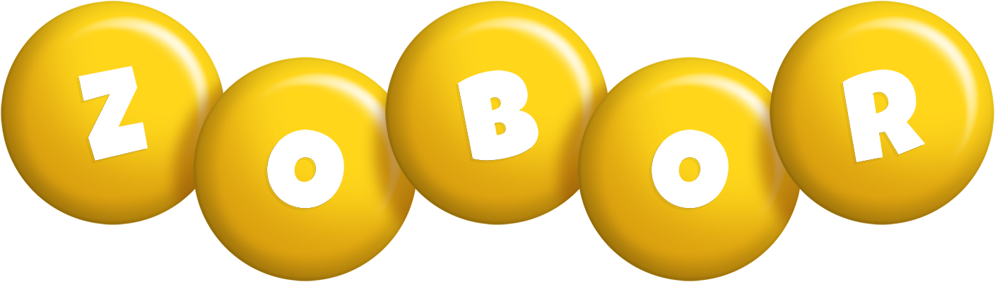 Zobor candy-yellow logo