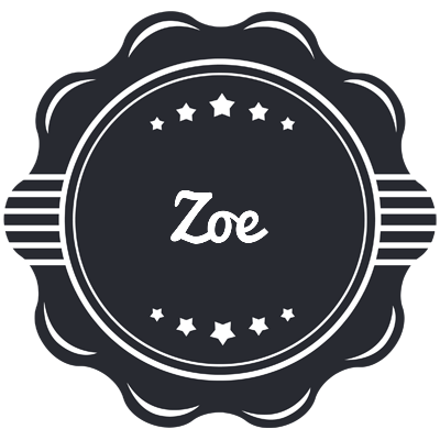 Zoe badge logo