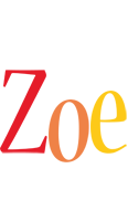 Zoe birthday logo
