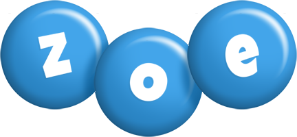Zoe candy-blue logo