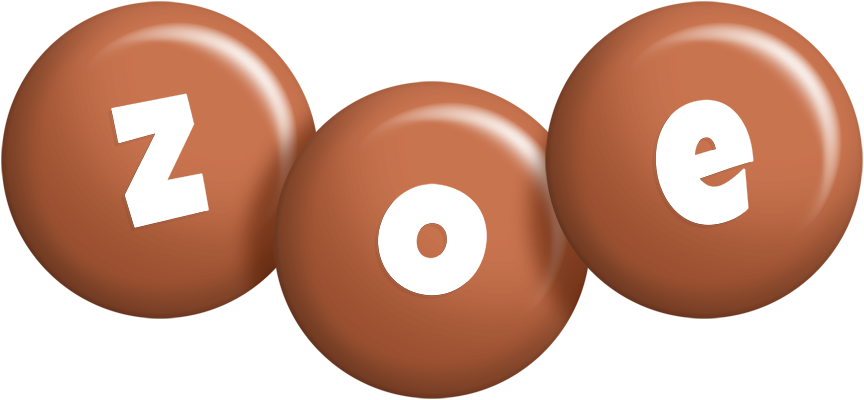 Zoe candy-brown logo