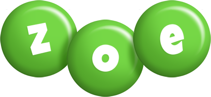 Zoe candy-green logo
