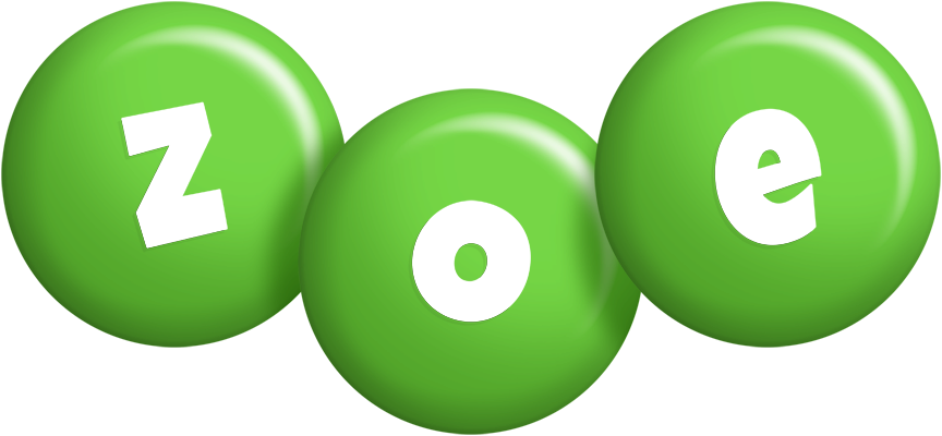 Zoe candy-green logo
