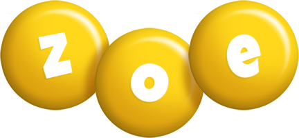 Zoe candy-yellow logo