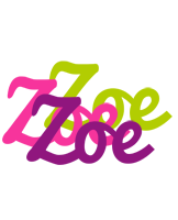 Zoe flowers logo