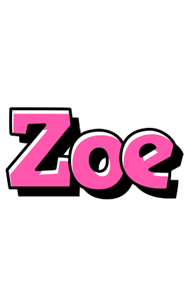 Zoe girlish logo