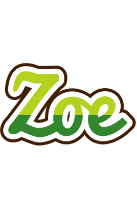 Zoe golfing logo