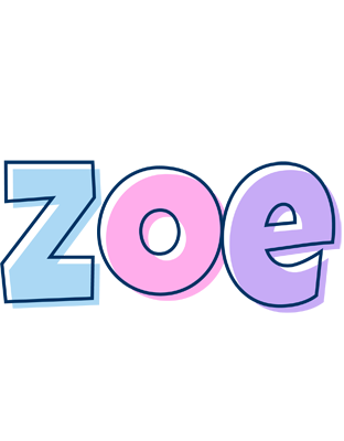 Zoe pastel logo