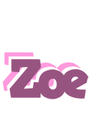 Zoe relaxing logo