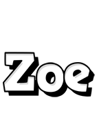 Zoe snowing logo