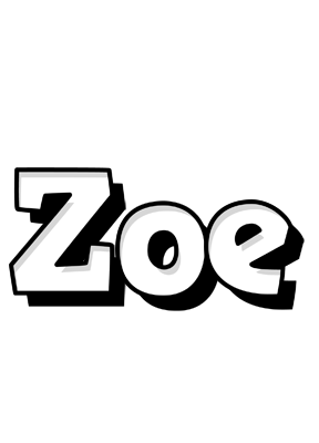 Zoe snowing logo