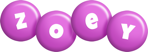 Zoey candy-purple logo