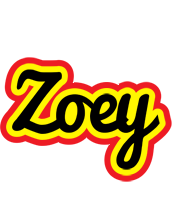 Zoey flaming logo