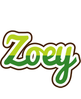 Zoey golfing logo