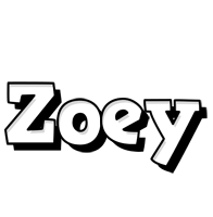 Zoey snowing logo