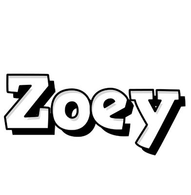 Zoey snowing logo