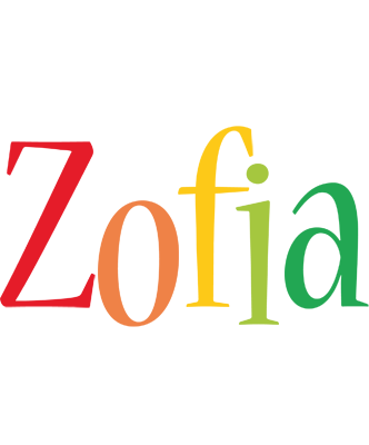 Zofia birthday logo