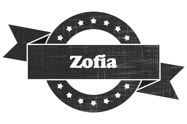 Zofia grunge logo