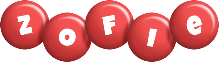 Zofie candy-red logo