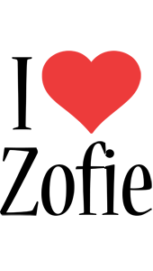 Zofie i-love logo