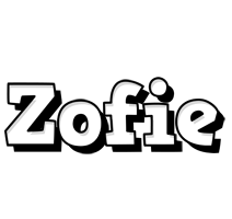 Zofie snowing logo