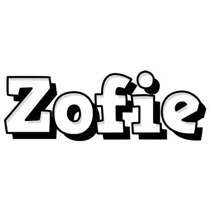 Zofie snowing logo