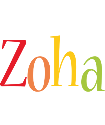 Zoha birthday logo