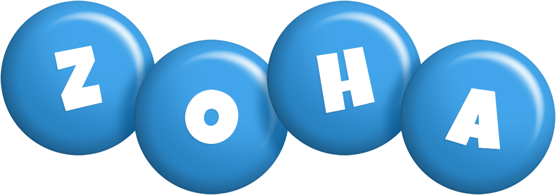 Zoha candy-blue logo