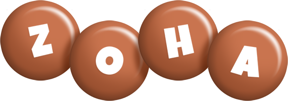 Zoha candy-brown logo