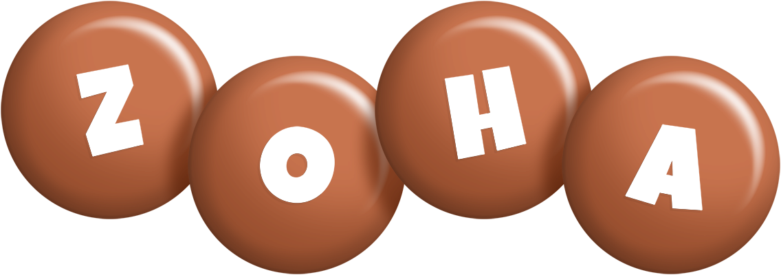 Zoha candy-brown logo