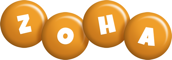 Zoha candy-orange logo