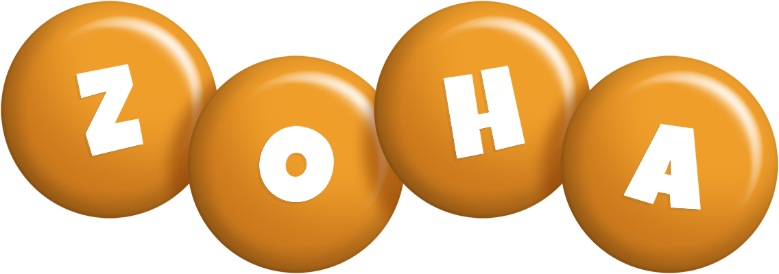 Zoha candy-orange logo