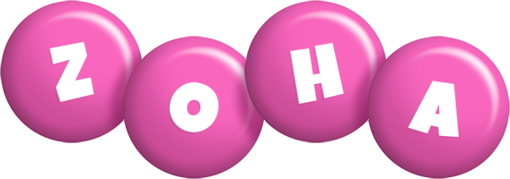 Zoha candy-pink logo